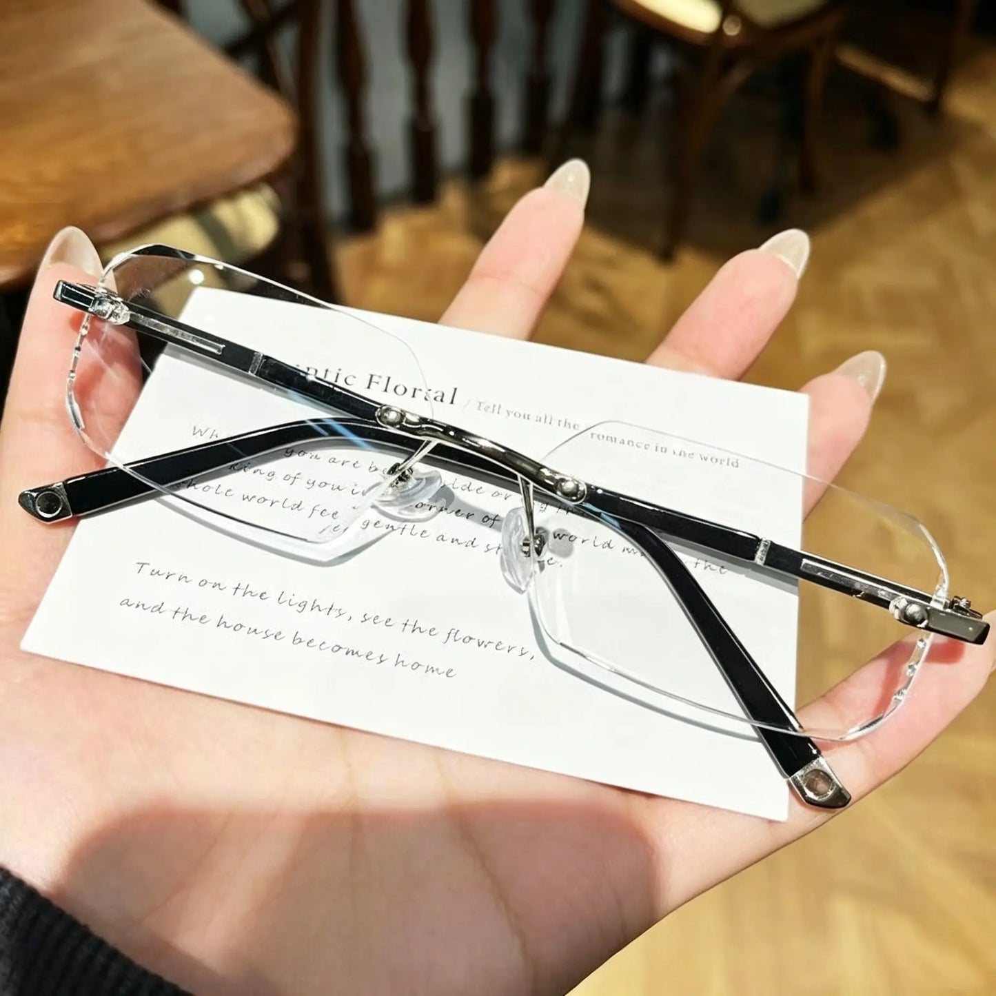 Modern Executive Reading Glasses, Lightweight Metal Frame with Flexible Spring Hinges, Designed for Extended Focus