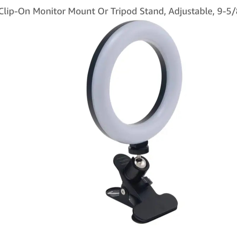 Universal LED Ring Light for Smartphones and Cell Phones, Portable Accessory for Mobile Content and Gaming