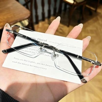 Modern Executive Reading Glasses, Lightweight Metal Frame with Flexible Spring Hinges, Designed for Extended Focus