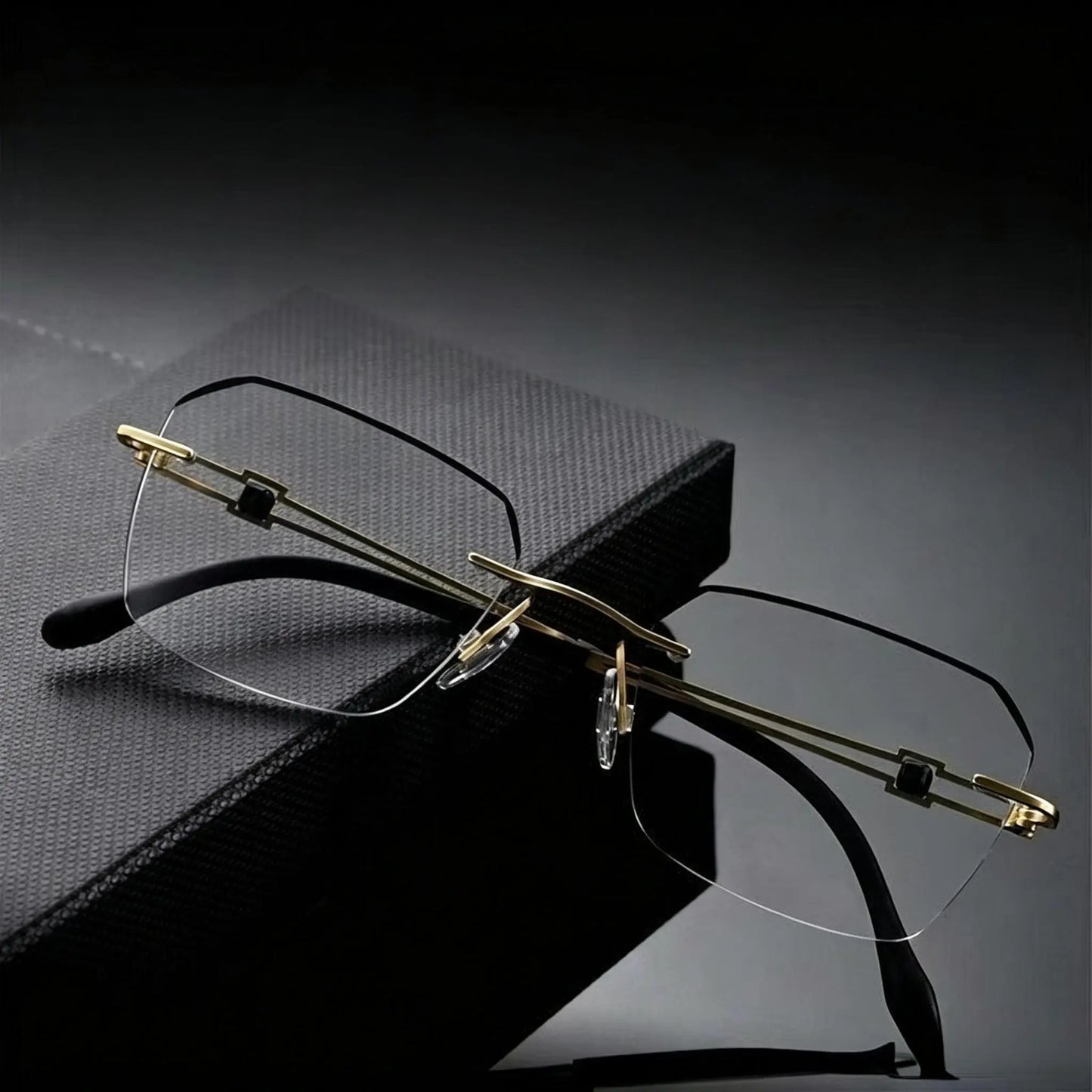 Modern Executive Reading Glasses, Lightweight Metal Frame with Flexible Spring Hinges, Designed for Extended Focus